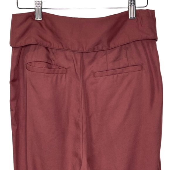 CARTONNIER BY ANTHROPOLOGIE | Dusty Rose Kingsley Belted Pants | Size 4 - Picture 6 of 11